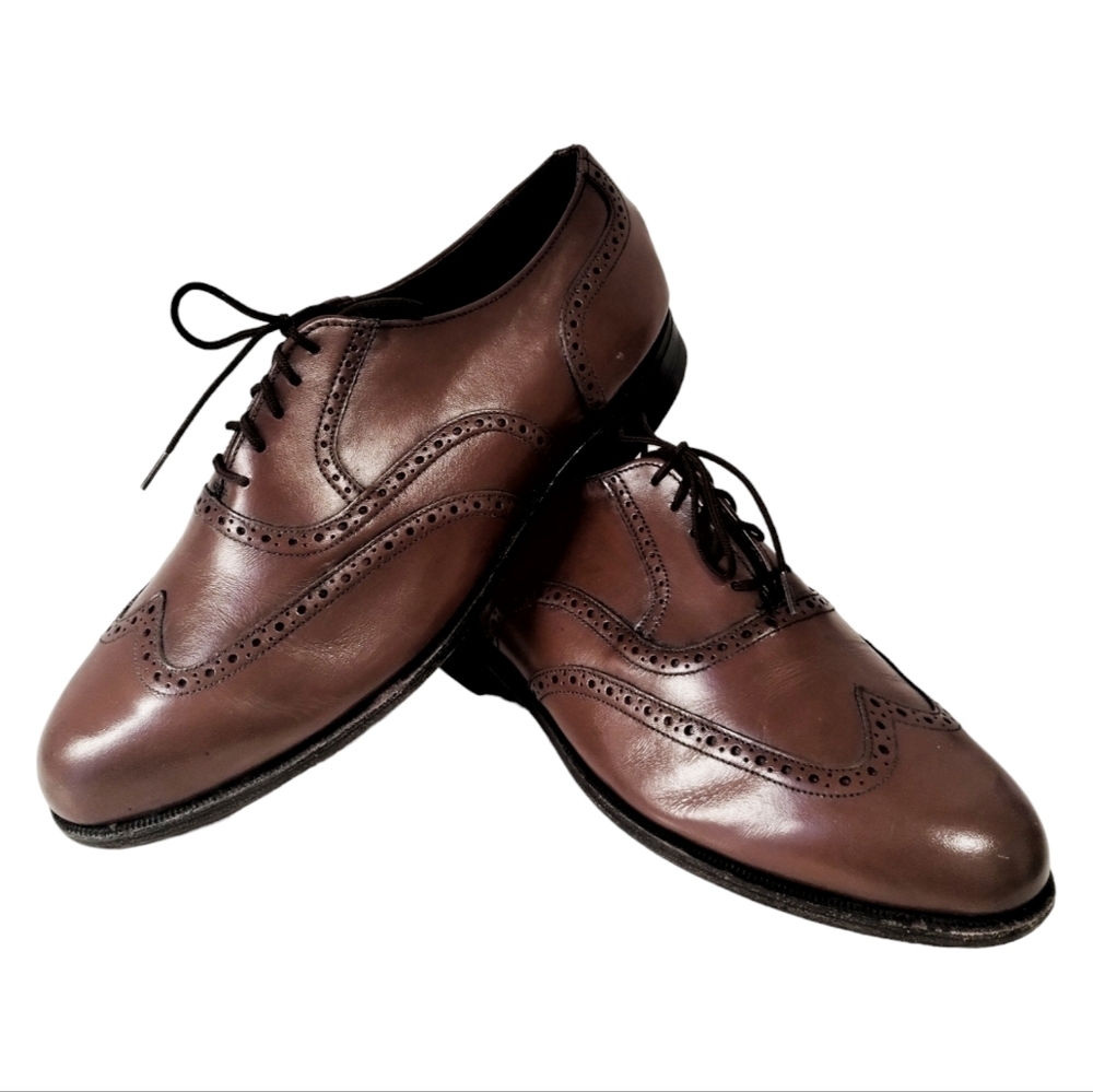 Stafford Wingtip Imperial Biltrite Dress Shoes Mens 9 Pre-owned